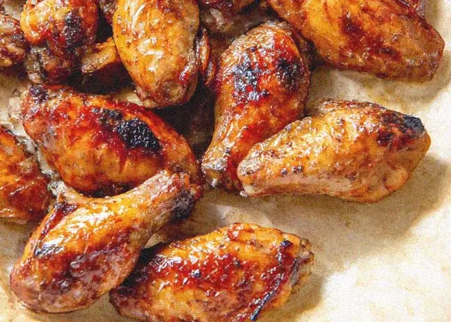 7- Slow Cooker Chicken Wings recipe