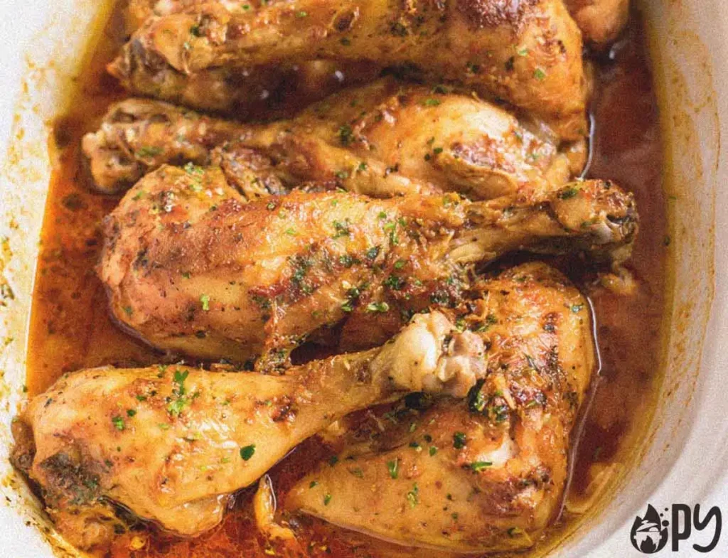 slow cooker chicken leg meal