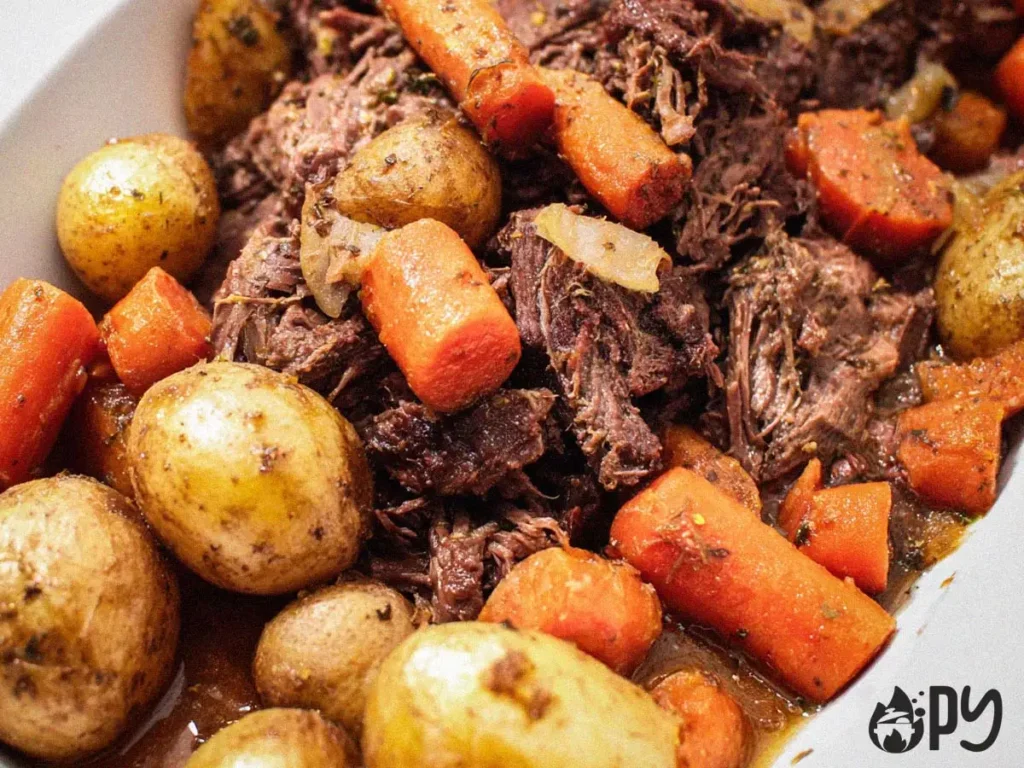 slow cooker venison roast with vegetables