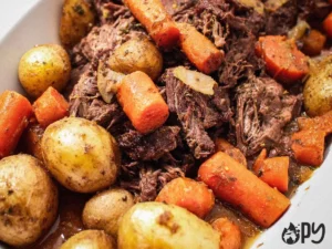 slow cooker venison roast with vegetables