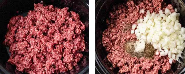 cooking steps for Slow Cooker Ground Beef