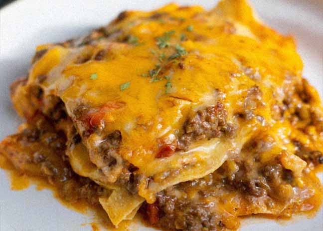 image of Slow Cooker Cheeseburger Casserole