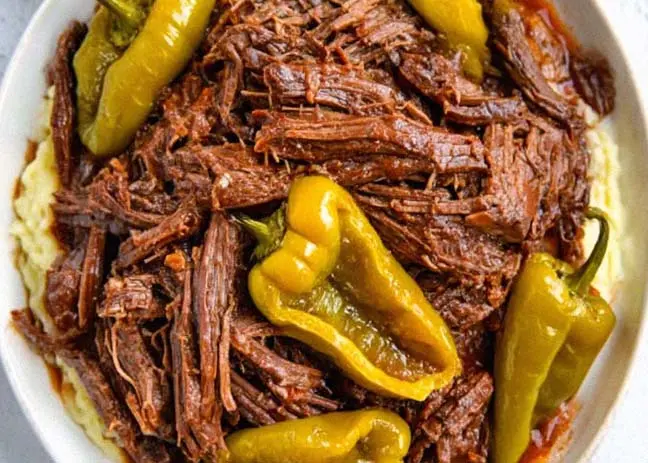 image of Slow Cooker Mississippi Pot Roast