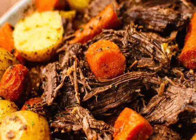 image Slow Cooker Pot Roast Carrots Potatoes