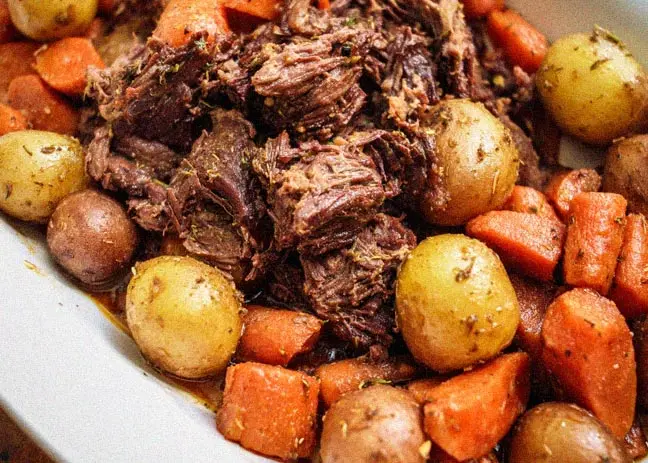 images of Slow Cooker Venison Roast