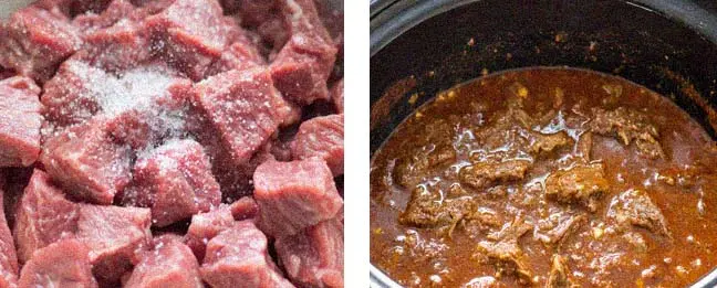 Directions for Slow Cooker Beef Curry
