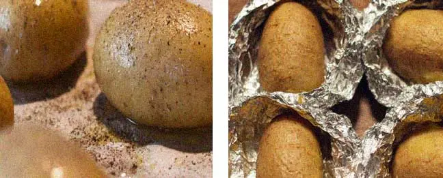 steps for Perfect Slow Cooker Baked Potatoes