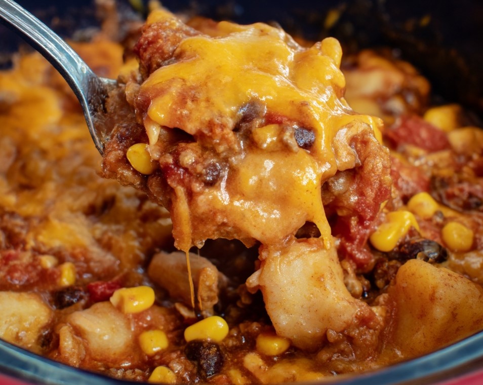 Slow Cooker Cowboy Casserole