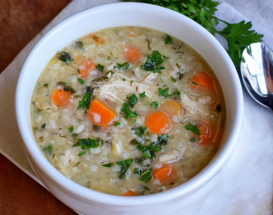 Crock Pot Chicken Rice Soup