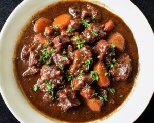 Slow Cooker Beef Bourguignon