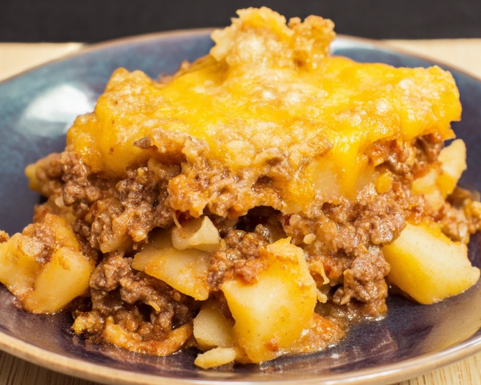 Crockpot Hamburger Potato Casserole