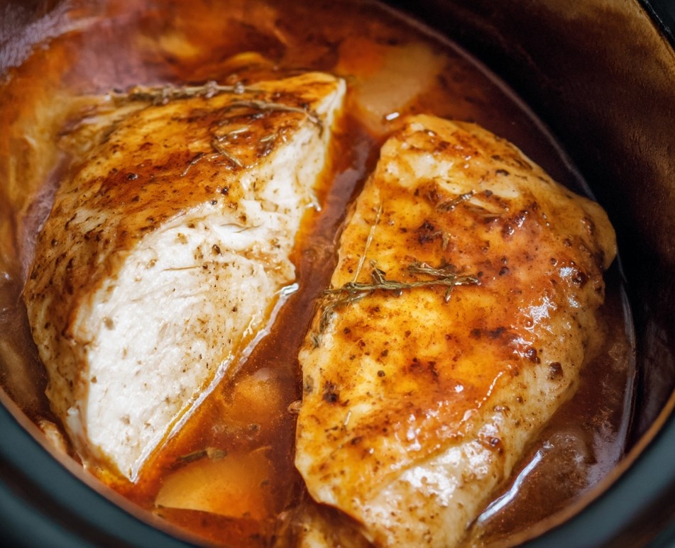 4-Hour Slow Cooker Chicken Breast