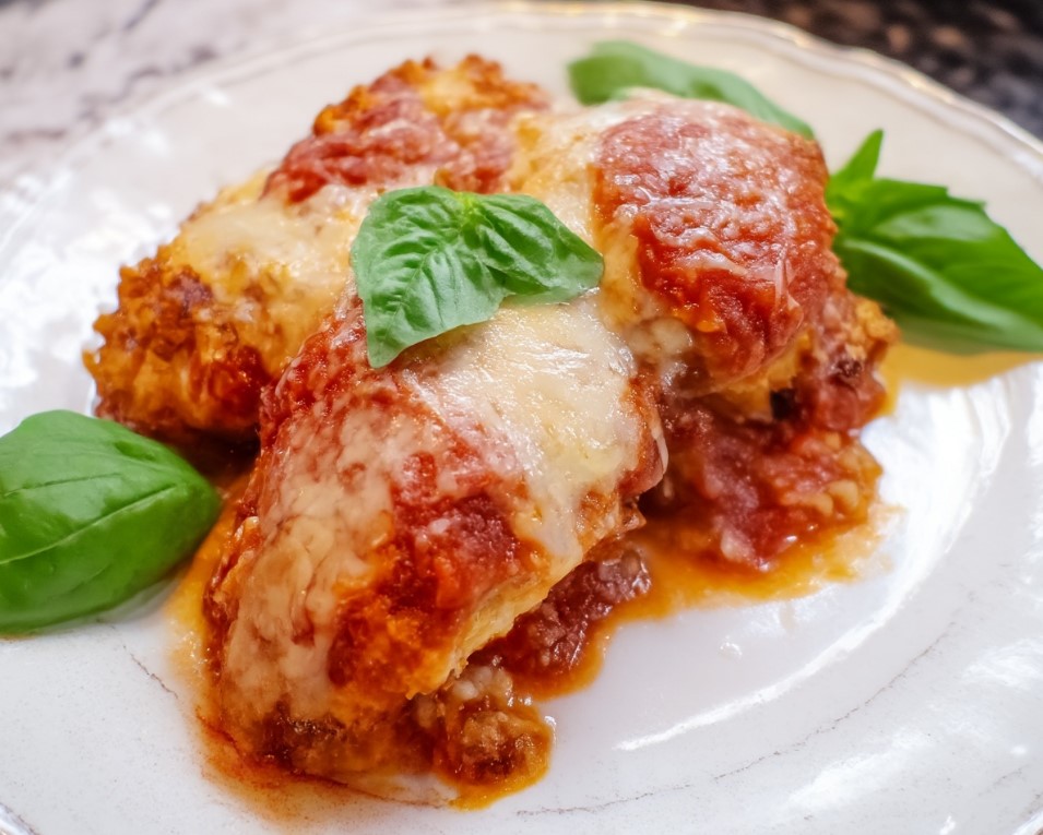 Healthy Chicken Parmesan in the CrockPot