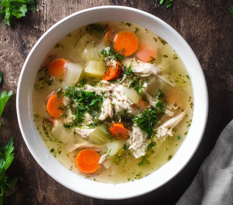 Healthy Slow Cooker Chicken Soup