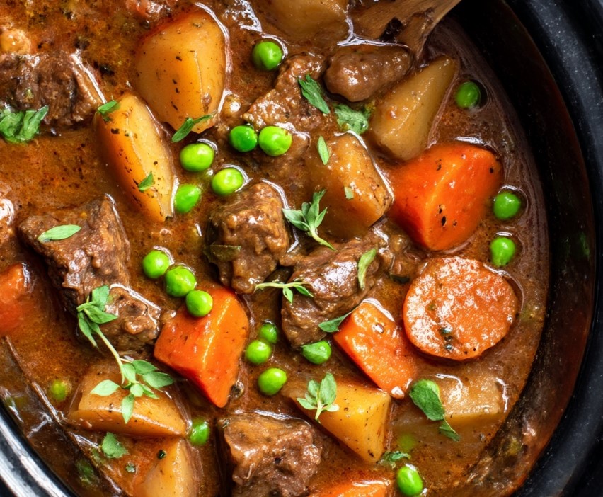 Slow Cooker Beef & Vegetable Stew