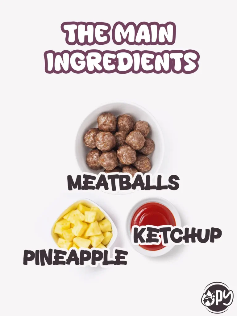 Ingredients for Slow Cooker Sweet and Sour Meatballs