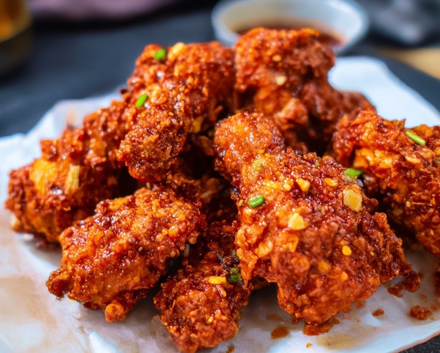 Spicy Korean Fried Chicken Air Fryer Recipe