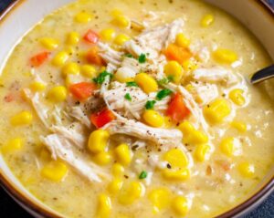 Slow Cooker Chicken Corn Chowder