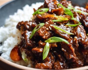 Slow Cooker Mongolian Beef
