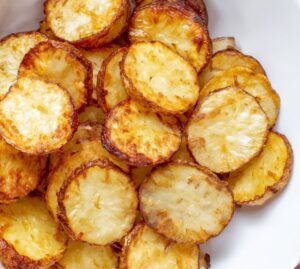 Crispy Air Fryer Sliced Potatoes