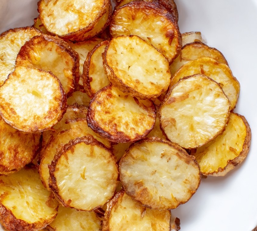 Crispy Air Fryer Sliced Potatoes