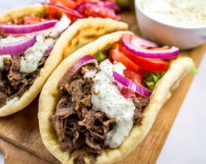 Slow Cooker Beef Gyros